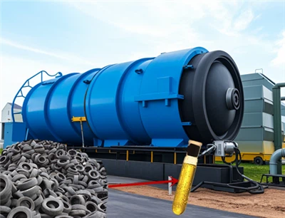 Schrootbandenpyrolysefabriek